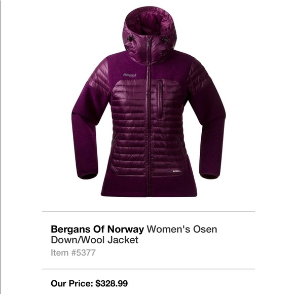 Bergans of Norway Jackets & Blazers - Bergans of Norway Osen Down/Wool Jacket Women